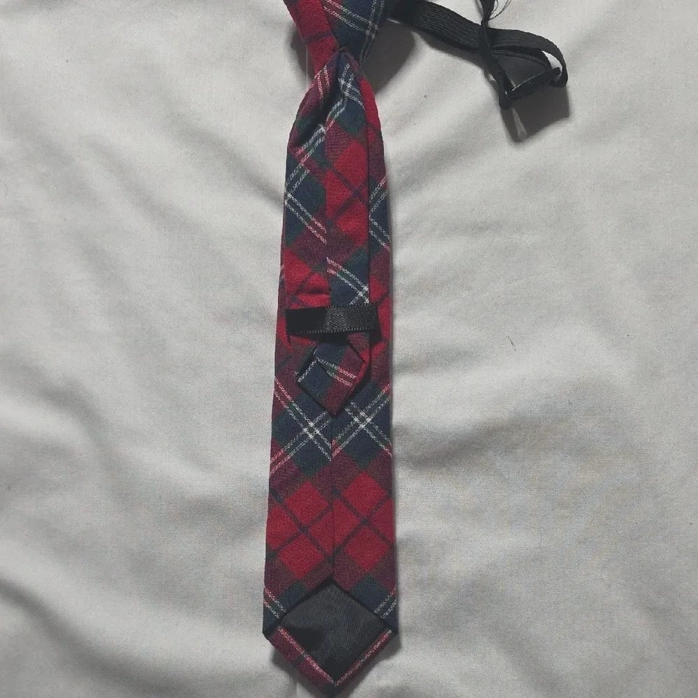 Classic Red Plaid Tie